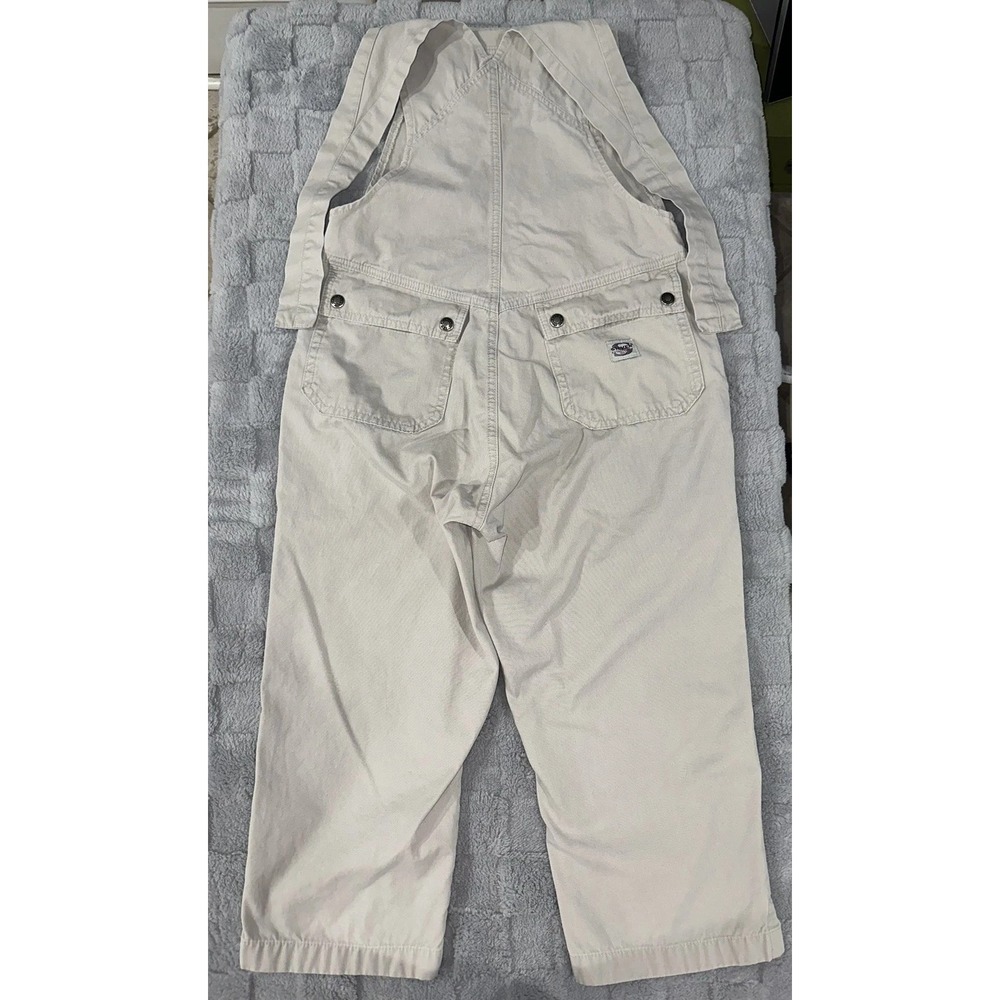 VINTAGE 90's Silver Jeans Light Khaki Overalls Y2K Canada Made Rare